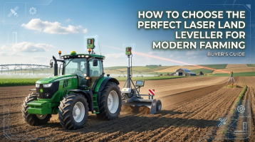 Apogee Agrotech blog covering modern farming techniques, laser land levelling, and agricultural equipment insights